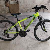 Bicicletta Rockrider Gialla fluo 