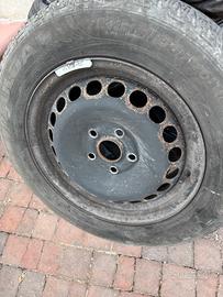 4 CERCHI IN FERRO ORIGINALI AUDI/VW – 15” – 5×112