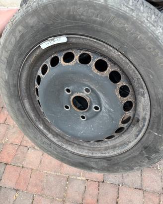 4 CERCHI IN FERRO ORIGINALI AUDI/VW – 15” – 5×112