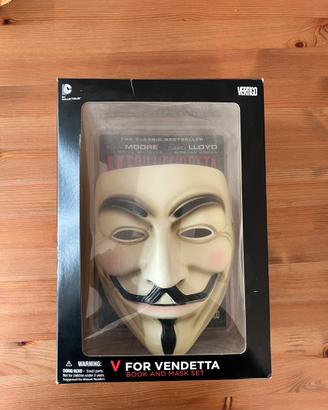 Fumetto con Maschera V per Vendetta