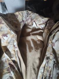 mimetica e giaccone militare desertica 