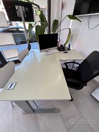 SCRIVANIA ANGOLARE DA UFFICIO