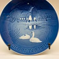 Piatto da collezione in porcellana danese Natale
