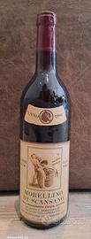 Bottiglia di vino Morellino di Scansano 1980