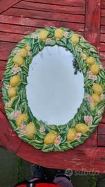 Specchio ceramica Vietri