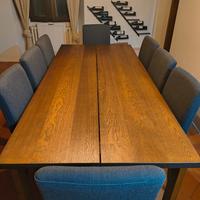 Tavolo MORBYLANGA IKEA e 8 sedie BERGMUND IKEA