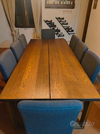 Tavolo MORBYLANGA IKEA e 8 sedie BERGMUND IKEA