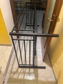 Struttura letto singolo in metallo