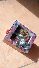 Hip Hop Glen Check Velvet touch, con bracciale
