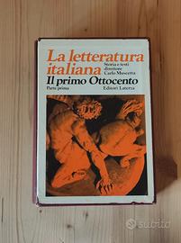 la letteratura italiana il primo ottocento