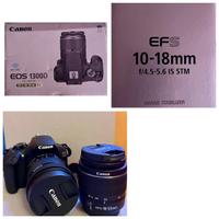 Canon EOS 1300D kit + obiettivo grandangolare