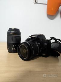 Canon EOS 1000D + 2 Obiettivi (18-55 + 55-200)