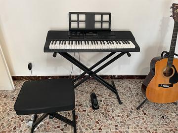 Casio CT X700 + supporto + sgabello + sustain