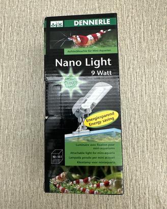 Luce Per Acquario Dennerle 9 Watt Nuova Mai Usata