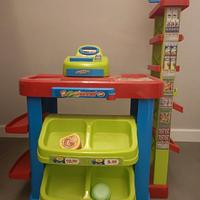 Gioco bambini cassa supermercato + registratore di