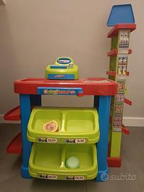 Gioco bambini cassa supermercato + registratore di