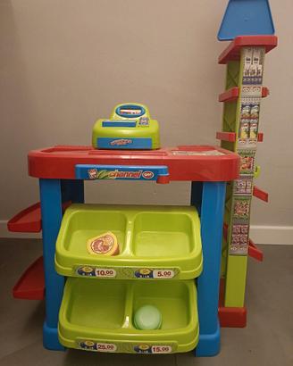 Gioco bambini cassa supermercato + registratore di
