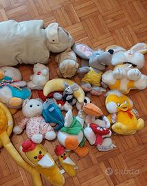 set di 15 peluche come nuovi 