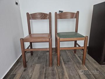 set 4 sedie imbottite