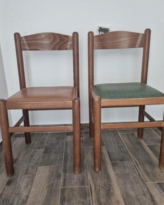 set 4 sedie imbottite