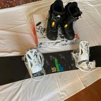 Set tavola e scarponi snow