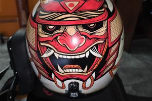 Harley davidso Casco '70 helmets dipinto a mano XL