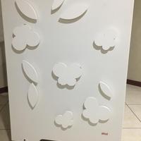 culla picci con materasso e paracolpi