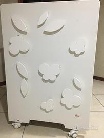 culla picci con materasso e paracolpi