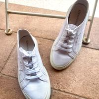 Superga platform bianche
