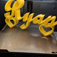 Scritte decorative personalizzate