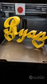 Scritte decorative personalizzate