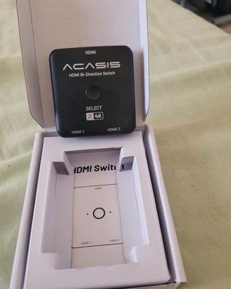 Switch HDMI da 1 a 2 o viceversa