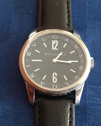 Splendido orologio Bulgari Solotempo in acciaio