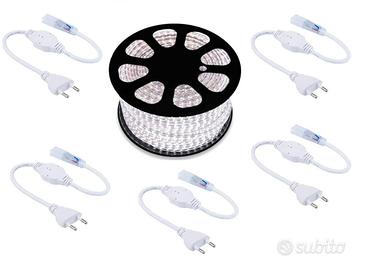 Bobina Led 100 metri colore bianco freddo, 220V,