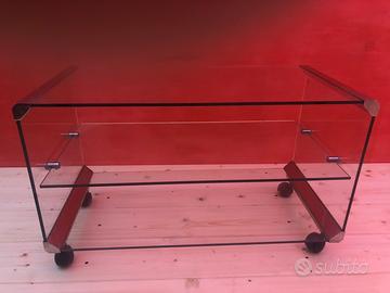 Carrello in vetro Gallotti & Radice