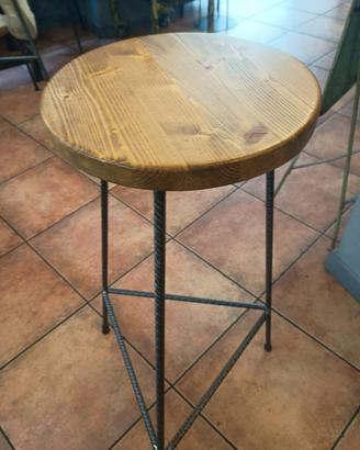 Sgabello stile industriale