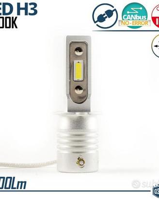 Lampada LED H3 Luce Potente 6500K 4000LM Canbus