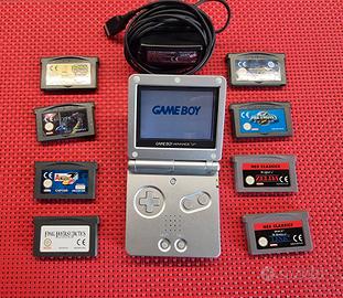 Nintendo Gameboy Advance SP Argento