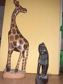 statue legno etniche africa lotto