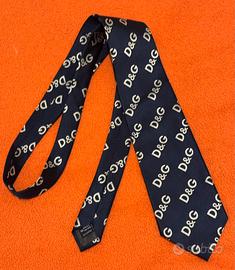 Cravatta Dolce e Gabbana vintage anni 80