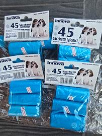 Sacchettini igienici per cani 180 pezzi