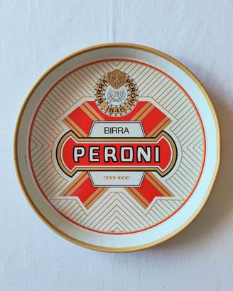 Vassoio Birra Peroni vintage anni ’70/’80