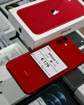IPHONE 11 64GB RED batteria 100%