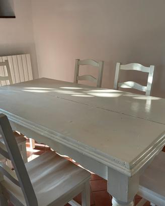 Tavolo legno + 6 sedie