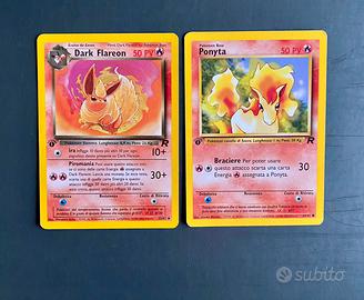 Dark Flareon e Ponyta, Team R , prima ediz