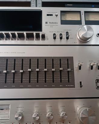 Piastra Cassetta Technics & Equalizzatore JVC