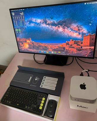 Mac mini M4 - Monitor PHILIPS 27 - kit LOGITECH