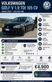 Volkswagen Golf 5 Porte 1.9 tdi Blue-T 5p