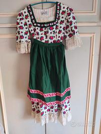 Vestito donna tirolese vintage