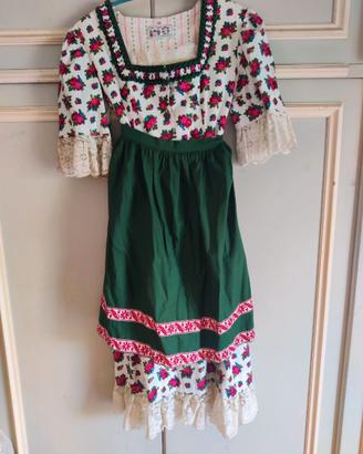 Vestito donna tirolese vintage